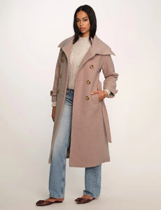 The Kenia Coat in Stone