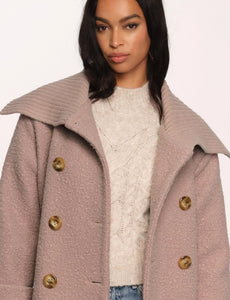 The Kenia Coat in Stone