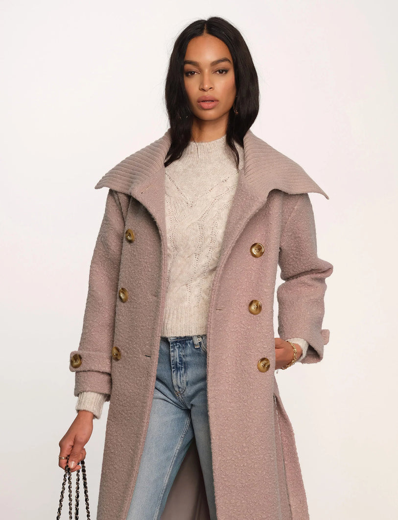 The Kenia Coat in Stone