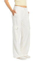 Mid-rise Cargo Lounge Pant in White