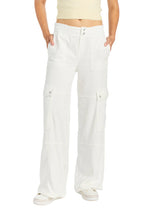 Mid-rise Cargo Lounge Pant in White