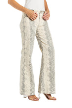 White Snake Relaxed Boot Cut