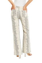 White Snake Relaxed Boot Cut