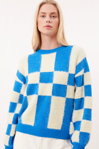 The Lio Sweater in Bleu Azur