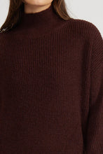 The Axel Turtleneck Sweater in Brown