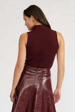 The Marcel Knit Top in Burgundy