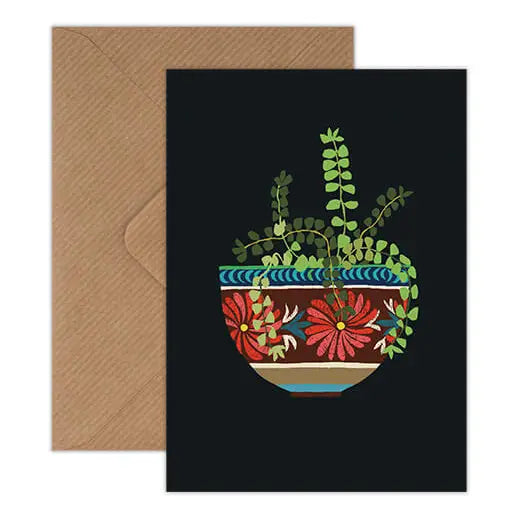 Mexican Bowl Greetings Card