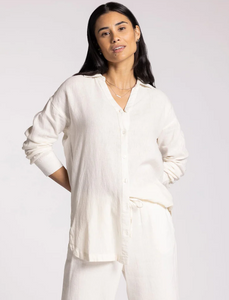The Holden Tunic in Vintage White