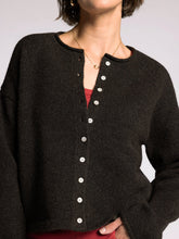 The Dover Cardigan in Dark Brown