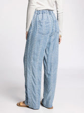 The Natalia Pant in Chambray Daisy