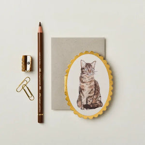 Tabby Cat Mini Card