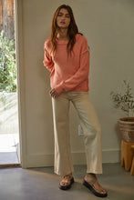 The Hailee Sweater in Salmon Pink