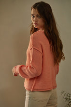 The Hailee Sweater in Salmon Pink