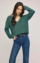 The Tucker Pullover Sweater in Heather Pine