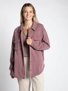 The Tyler Jacket in Malbec