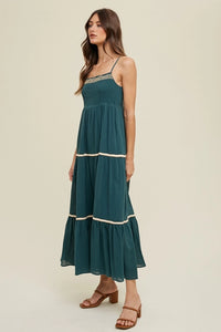 The Mae Maxi Dress in Teal