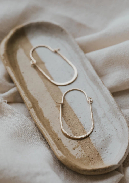 Willow Hoops || 14k Gold Fill