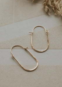 Willow Hoops || 14k Gold Fill