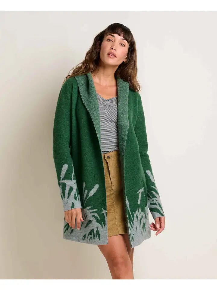 Merino Heartfelt Hoodie in Cattail