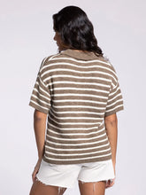 The Amanda Tee in Stone Brown