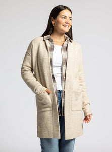 The Avani Cardigan in Beige