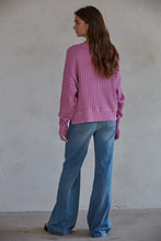 The Baylor Sweater in Violet