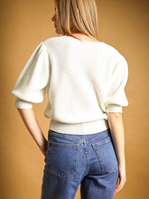 The Sienna Knit Top in White