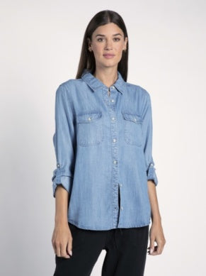 The Beau Top in Bright Indigo