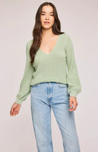 The Hailey Pullover Sweater in Cactus