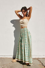 The Calypso Maxi Skirt in Meadow Mist