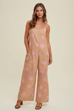 The Cynthia Jumpsuit in Camel Punch