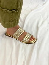 Cape May Sandal in Gold