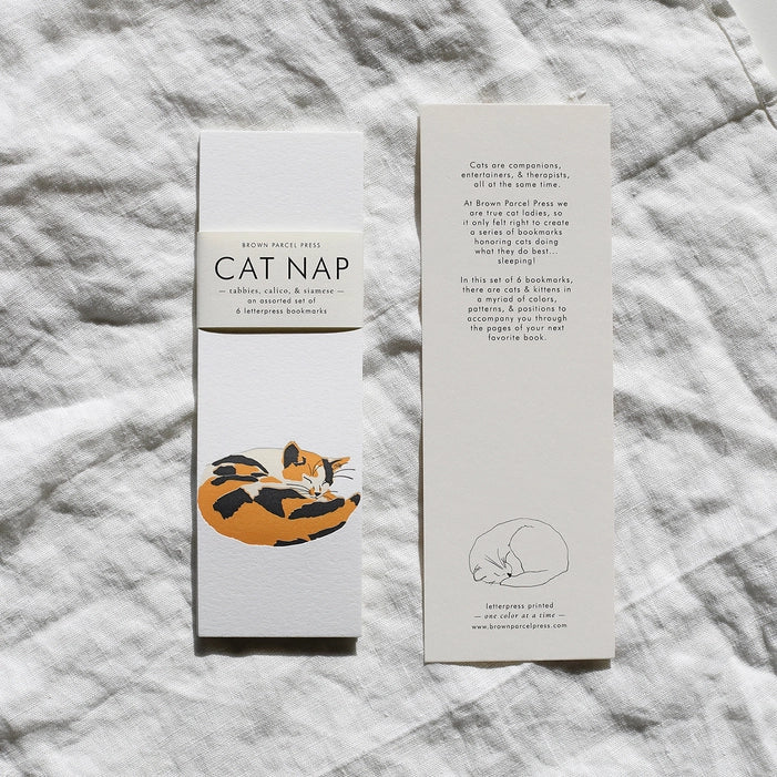 Cat Nap Bookmark Set