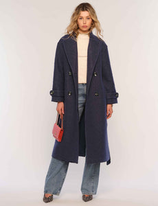 The Christie Coat in Navy