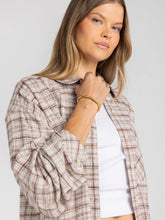 The Colton Shirt in Taupe Plaid
