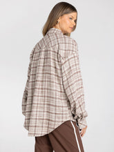 The Colton Shirt in Taupe Plaid