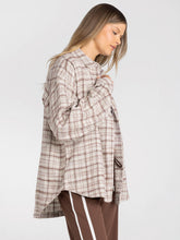 The Colton Shirt in Taupe Plaid