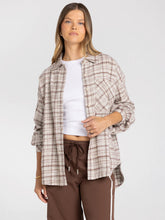 The Colton Shirt in Taupe Plaid