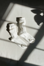 Cottage Socks || White Linen || Le Bon Shoppe