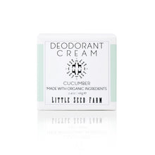 Cucumber Deodorant Cream || Little Seed Farm