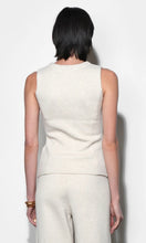 The Raven Slim Fit Knit Vest in Sand