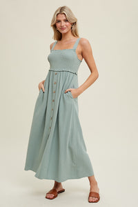 The Nova Maxi Dress in Sage