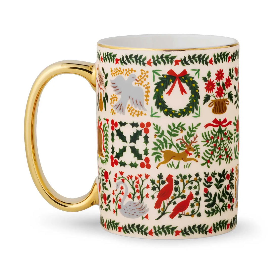 Christmastide Porcelain Mug