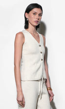 The Raven Slim Fit Knit Vest in Sand