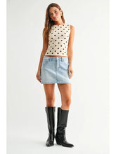 The Micro Skirt in Light Denim