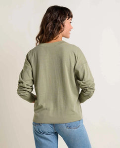 Women's Nord Reversible Long Sleeve Henley in Yucca