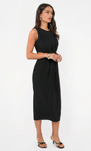 The Ednis Side Cutout Midi Dress ion Black
