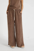 The Cupro Contrast Pant in Taupe