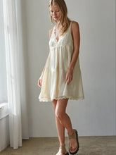 The Vanessa Mini Dress in Cream