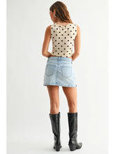 The Micro Skirt in Light Denim